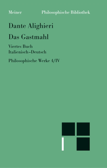 Das Gastmahl. Viertes Buch : Philosophische Werke Band 4/IV. Zweisprachige Ausgabe, PDF eBook