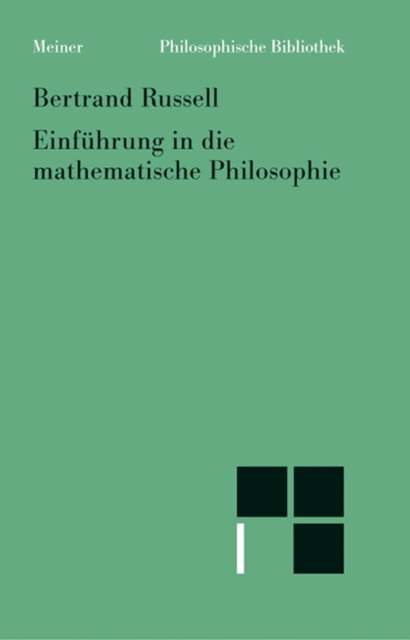 Einfuhrung in die mathematische Philosophie, PDF eBook