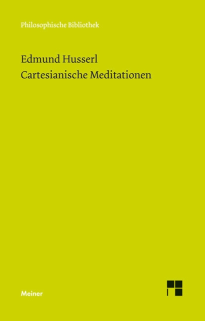 Cartesianische Meditationen, PDF eBook