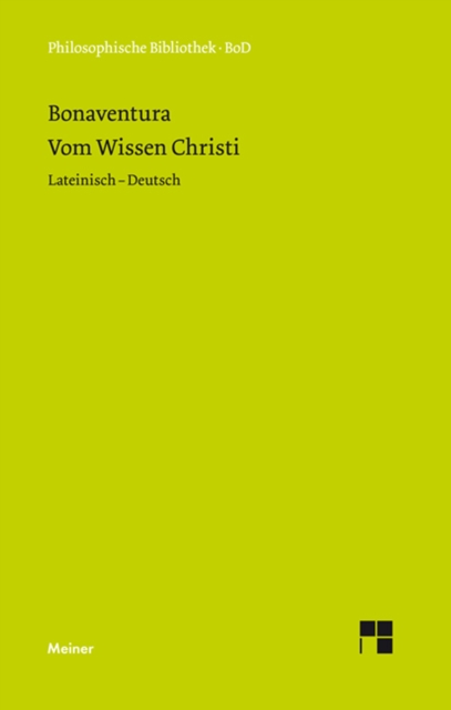 Vom Wissen Christi : Zweisprachige Ausgabe, PDF eBook