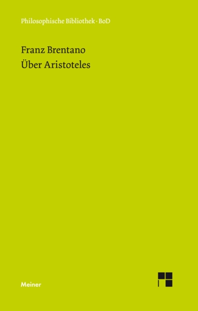 Uber Aristoteles : Nachgelassene Aufsatze, PDF eBook