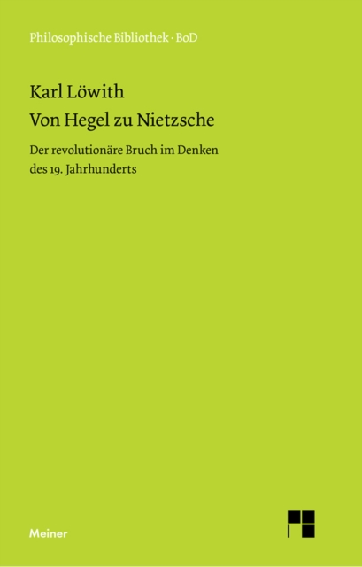 Von Hegel zu Nietzsche : Der revolutionare Bruch im Denken des 19. Jahrhunderts, PDF eBook