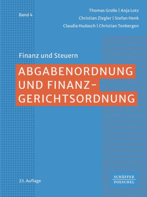 Abgabenordnung und Finanzgerichtsordnung, EPUB eBook