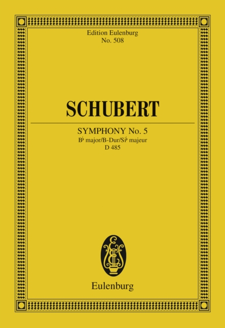 Symphony No. 5 Bb major : D 485, PDF eBook