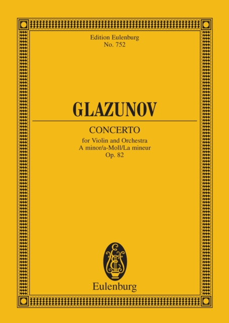 Violin Concerto A minor : Op. 82, PDF eBook