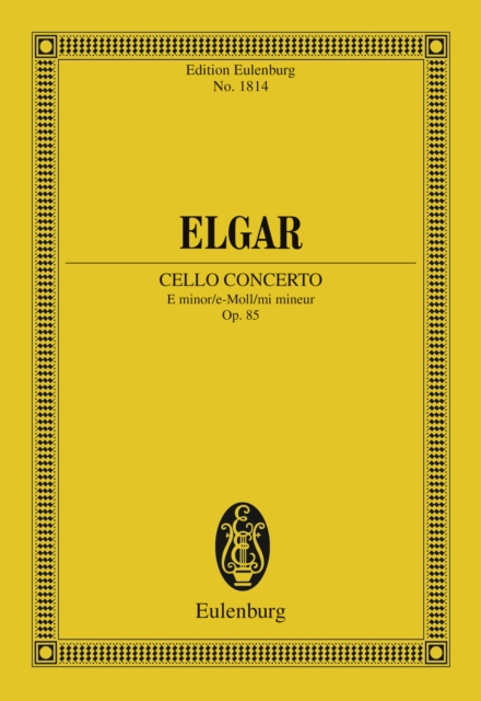 Cello Concerto E minor : Op. 85, PDF eBook