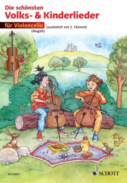 Die schonsten Volks- und Kinderlieder : 1-2 Violoncelli, PDF eBook