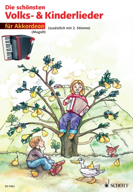 Die schonsten Volks- und Kinderlieder : 1-2 Akkordeons, PDF eBook