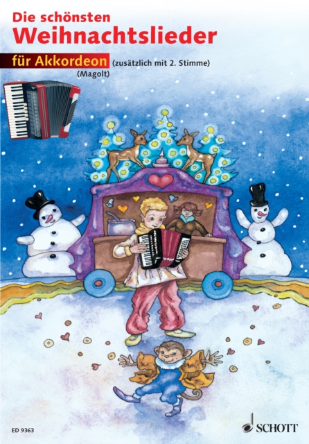 Die schonsten Weihnachtslieder : 1-2 Akkordeons, PDF eBook
