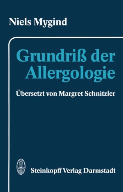 Grundriss der Allergologie, Paperback Book