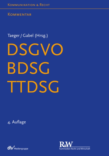 DSGVO - BDSG - TTDSG, EPUB eBook