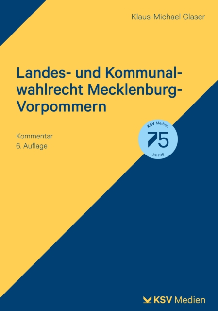 Landes- und Kommunalwahlrecht Mecklenburg-Vorpommern, PDF eBook