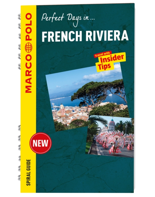 French Riviera Marco Polo Travel Guide - with pull out map, Spiral bound Book