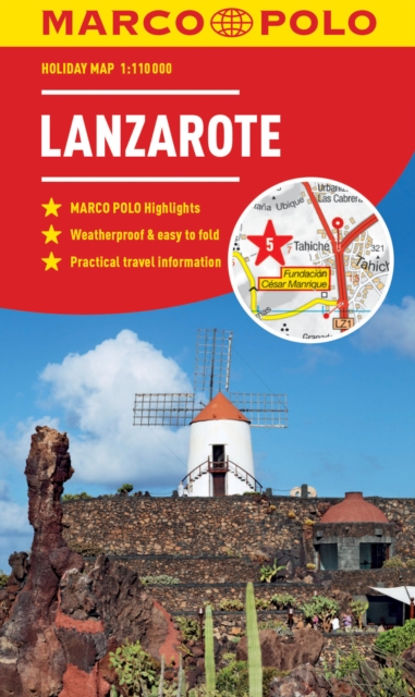 Lanzarote Marco Polo Holiday Map, Sheet map, folded Book
