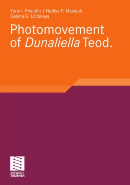 Photomovement of Dunaliella Teod, PDF eBook