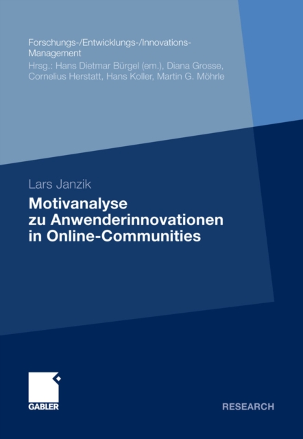 Motivanalyse zu Anwenderinnovationen in Online-Communities, PDF eBook