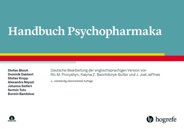 Handbuch Psychopharmaka : Deutsche Bearbeitung der englischsprachigen Version von Ric M. Procyshyn, Kalyna Z. Bezchlibnyk-Butler und J. Joel Jeffries, PDF eBook