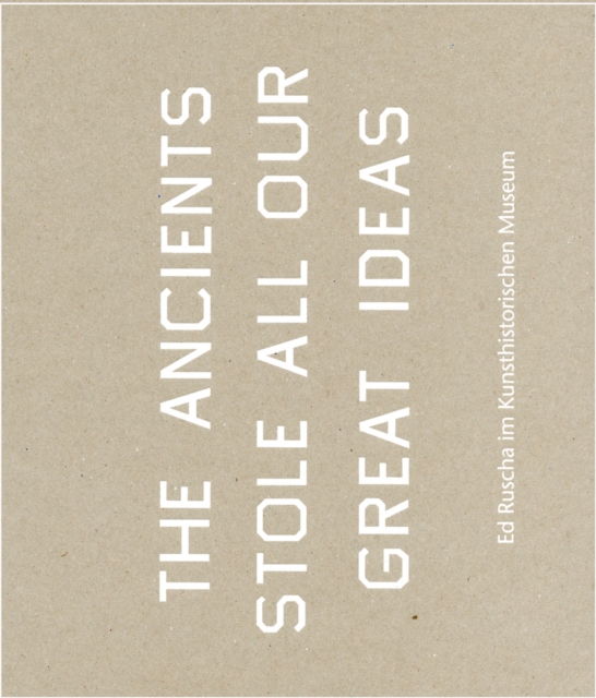 Ed Ruscha : The Ancients Stole All Our Great Ideas, Cards Book