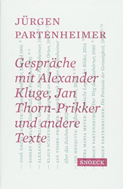 Conversations with Jurgen Partenheimer and other texts, Paperback / softback Book