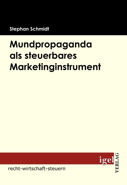 Mundpropaganda als steuerbares Marketinginstrument, PDF eBook