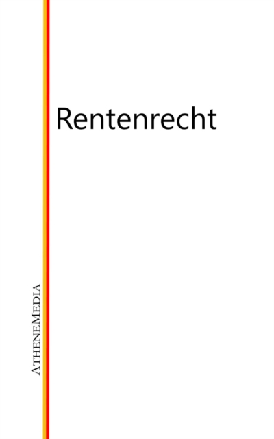 Rentenrecht, EPUB eBook