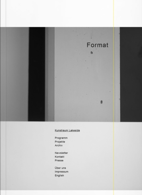 Kunstraum Lakeside : Format, Paperback / softback Book