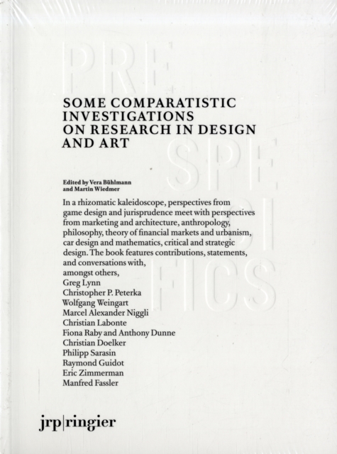 Pre-specifics : Some Comparatistic Investigations on Research in Design and Art, Paperback / softback Book