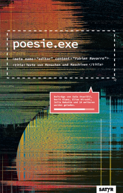 poesie.exe : Texte von Menschen und Maschinen, EPUB eBook