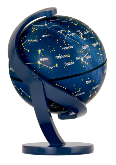 Stars Globe 10cm : Compact, desk top constellations globe by Stellanova, Globe Book