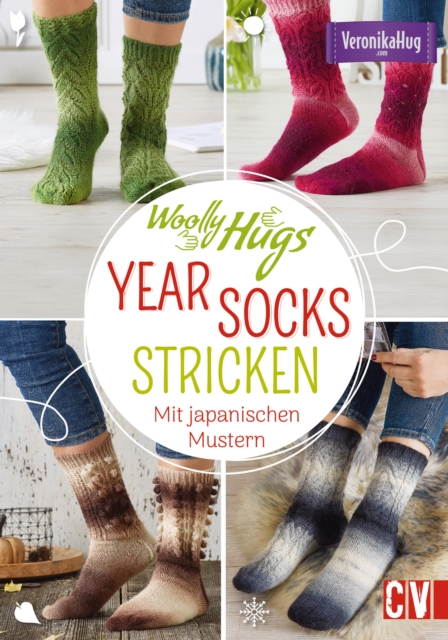 Woolly Hugs YEAR-Socks stricken : Mit japanischen Mustern, EPUB eBook