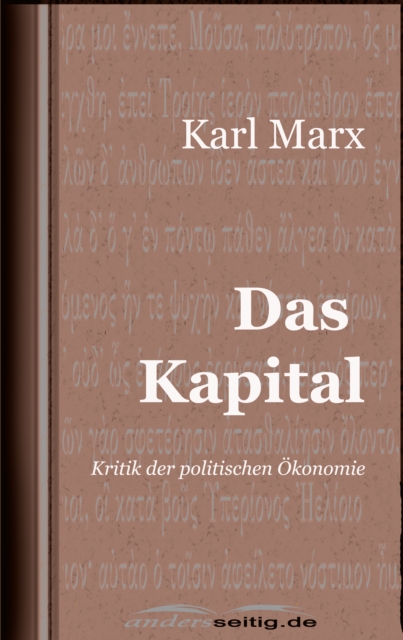 Das Kapital : Kritik der politischen Okonomie, EPUB eBook