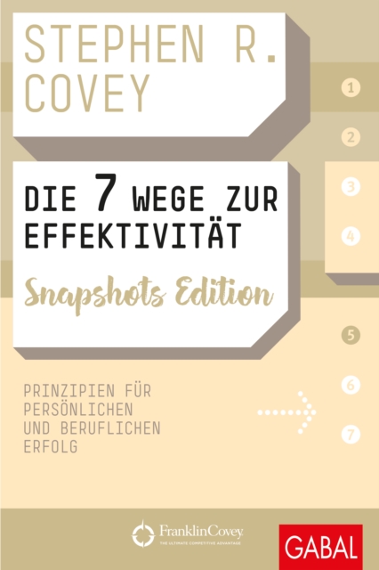 Die 7 Wege zur Effektivitat Snapshots Edition : Prinzipien fur personlichen und beruflichen Erfolg, PDF eBook
