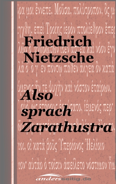 Also sprach Zarathustra, EPUB eBook