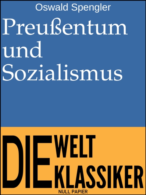 Preuentum und Sozialismus, EPUB eBook