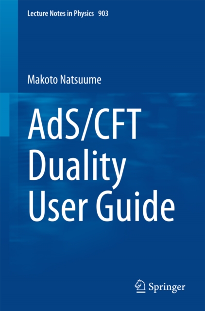 AdS/CFT Duality User Guide, PDF eBook