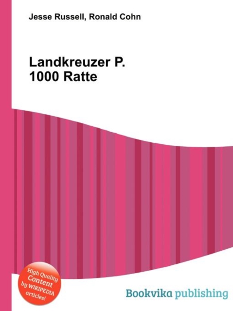 Landkreuzer P. 1000 Ratte, Paperback / softback Book