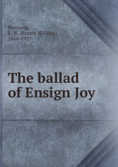The ballad of Ensign Joy, Paperback Book
