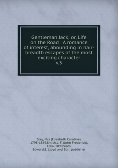 Gentleman Jack, Paperback Book
