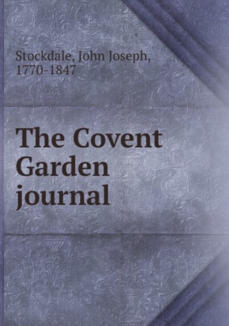 The Covent Garden journal, Paperback Book