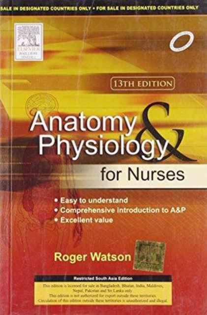 Anatomy and Physiology for Nurses (Indian Reprint), Paperback / softback Book