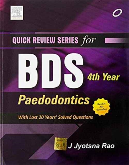 QRS for BDS 4th Year : Pedodontics, Paperback / softback Book