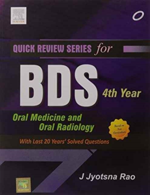 QRS for BDS 4th Year : Oral Medicine and Radiology, Paperback / softback Book