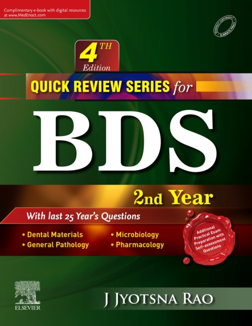 QRS for BDS 2nd Year-E Book : Last 25 year's Questions, EPUB eBook