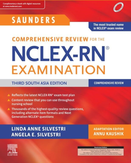 Saunders Comprehensive Review for the NCLEX-RN Examination, Third South Asian Edition-E-book, EPUB eBook