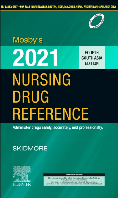 Mosby's 2021 Nursing Drug Reference: Fourth South Asia Edition - e-book, PDF eBook