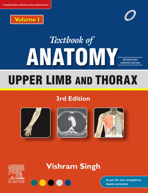Textbook of Anatomy: Upper Limb and Thorax, Vol 1, 3rd Updated Edition, eBook, EPUB eBook