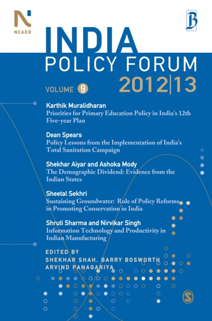 India Policy Forum 2012-13 : Volume 9, Paperback / softback Book