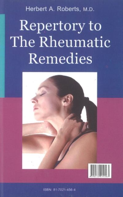 Repertory to the Rheumatic Remedies, Hardback Book