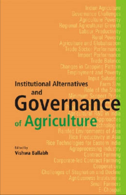 Institutional Alternatives and Governance of Agriculture, Hardback Book