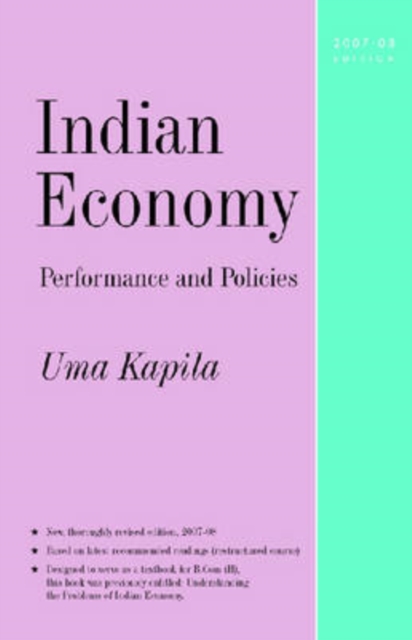 Indian Economy : Issues in Development and Planning and Sectoral Aspects, Paperback / softback Book